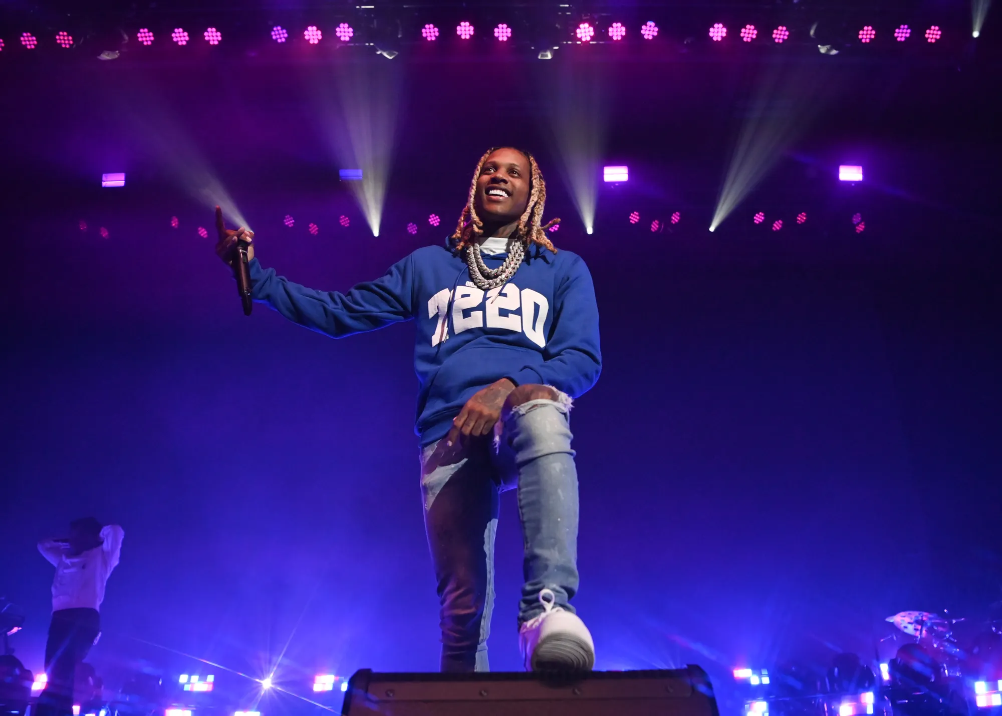 Lil Durk ‌performing on stage