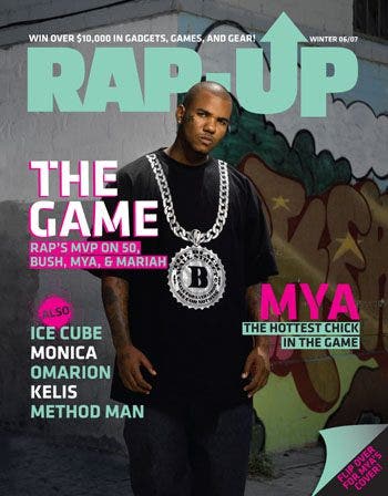 The Game on the Cover of Rap-Up