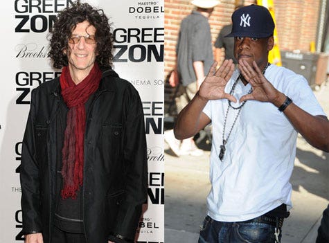 Howard Stern and Jay-Z
