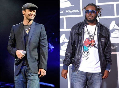 Justin Timberlake and T-Pain