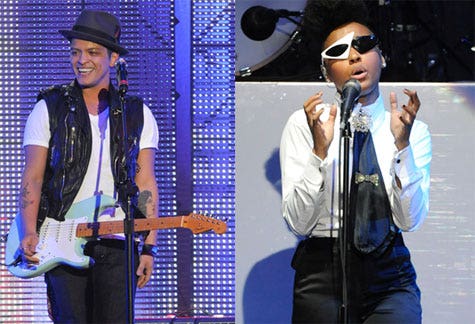 Bruno Mars and Janelle Monáe