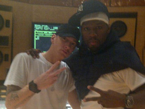 Eminem and 50 Cent