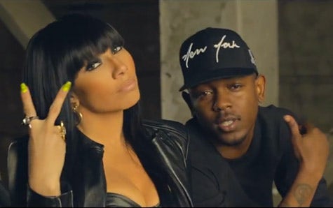 Bridget Kelly and Kendrick Lamar