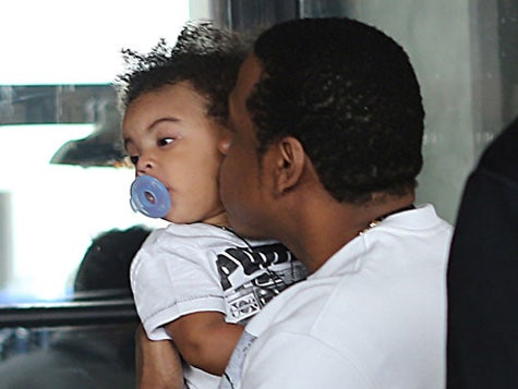 Blue Ivy and Jay-Z