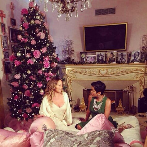 Mariah Carey and Tamron Hall