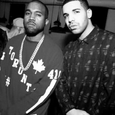Kanye West and Drake
