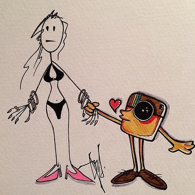 Rihanna and Instagram