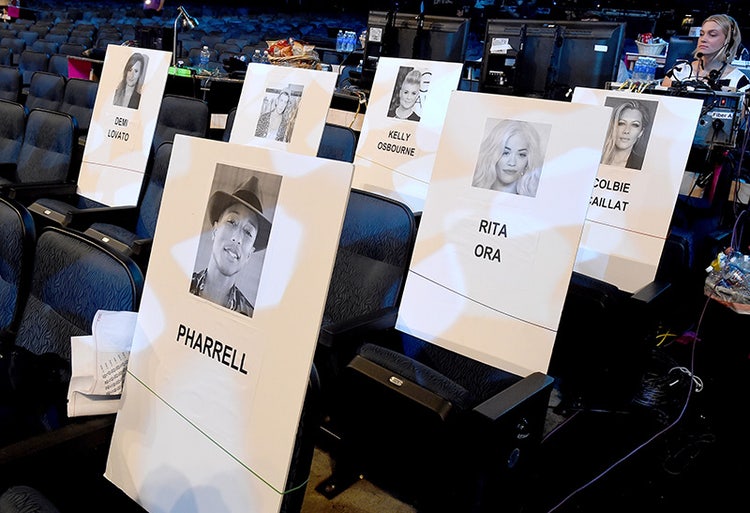 2015 VMA Seating Chart