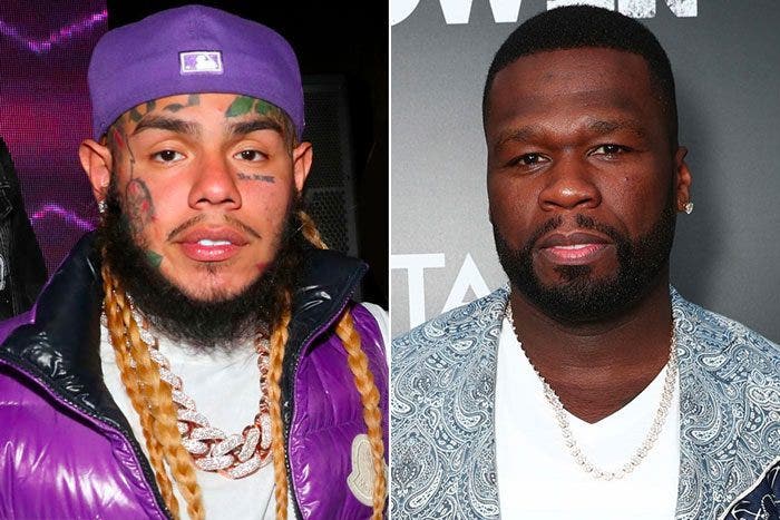 6ix9ine Says He and 50 Cent No Longer Speak