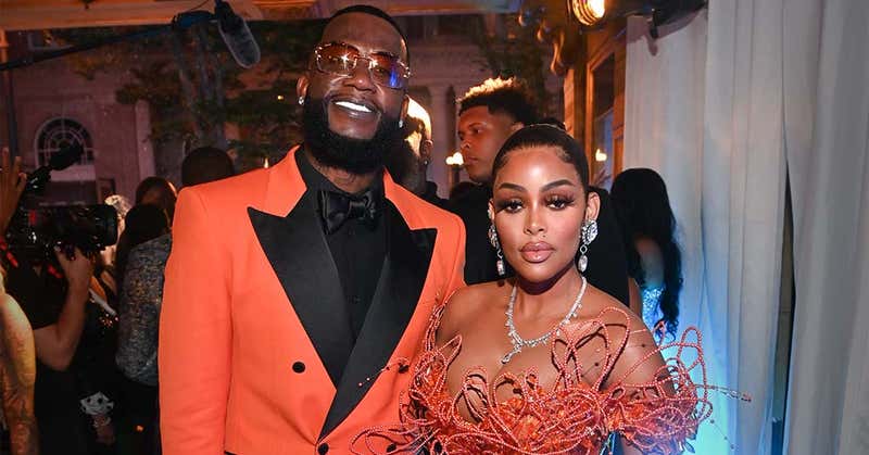 Gucci Mane and Keyshia Ka'Oir attend 2nd Annual The Black Ball Quality Control's CEO Pierre "Pee" Thomas Birthday Celebration
