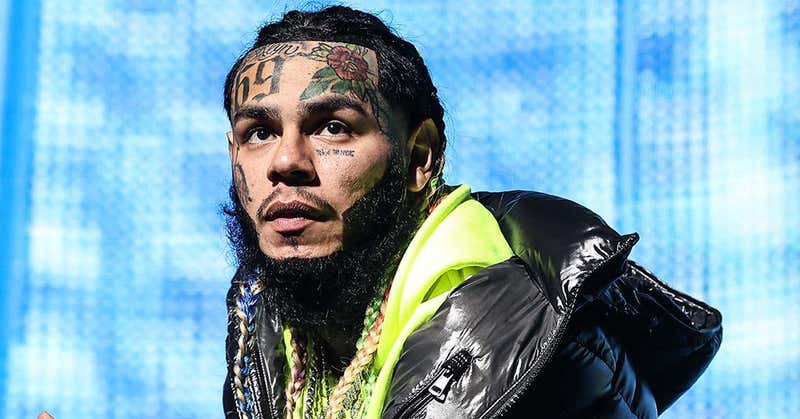 6ix9ine Almost Hit With Beer Can After Inciting Fans at Baseball