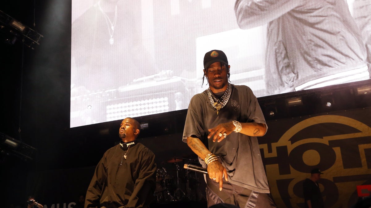 Travis Scott レコード Drake Beyonce Kanye Ye Travis Scott is signed to Kanye West's record label. - 17 facts