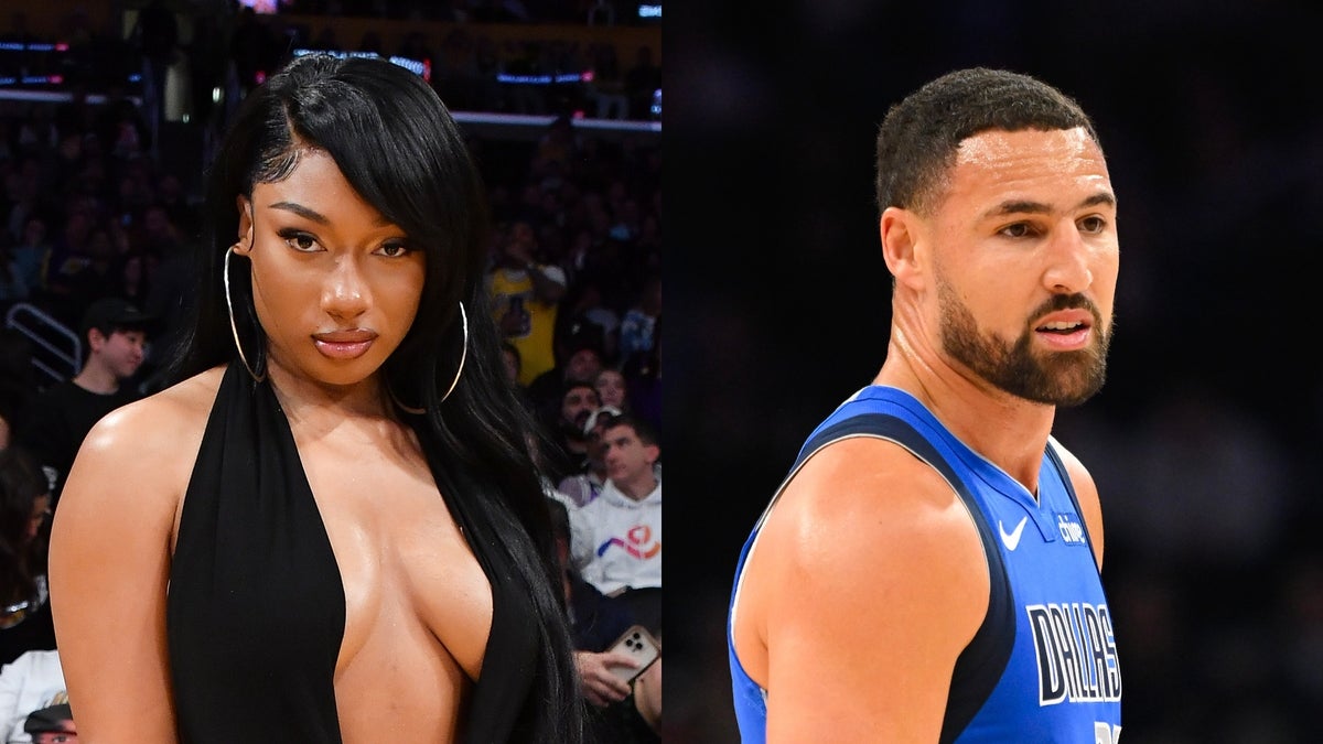 Megan Thee Stallion Sits Courtside With Klay Thompson's Mom At ...
