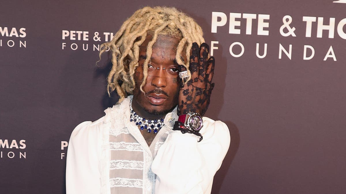 Lil Uzi Vert Shows Off Fernando Mendoza Jersey At CFP Championship