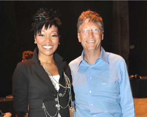 Monica and Bill Gates