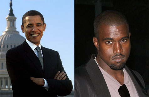 President Obama and Kanye West