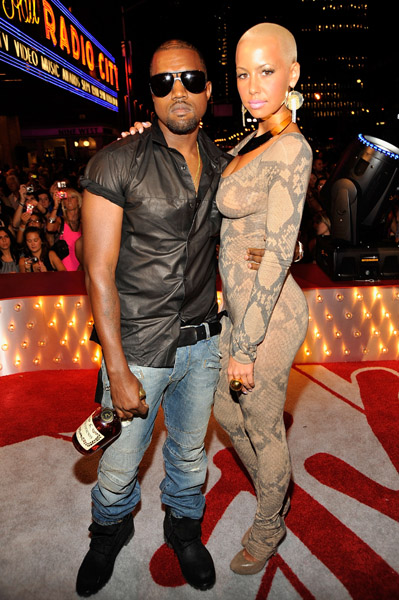 Kanye and Amber Rose
