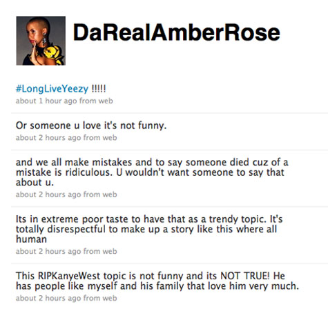Amber Rose Tweets