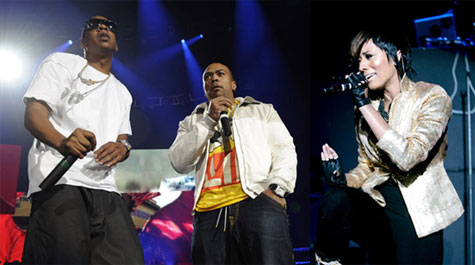 Jay-Z, Timbaland, and Keri Hilson