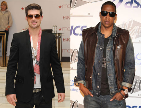 Robin Thicke and Jay-Z