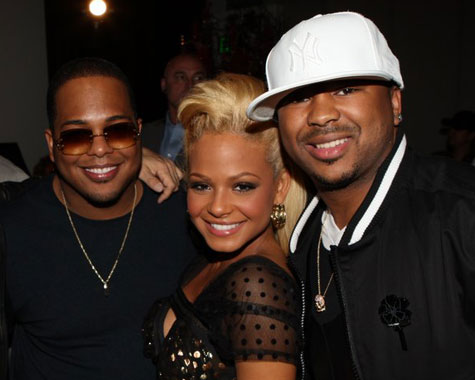 Tricky Stewart, Christina Milian, and The-Dream