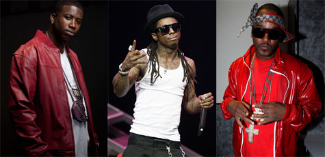 Gucci Mane, Lil Wayne, and Cam'ron