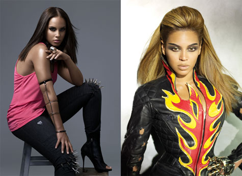 Alicia Keys and Beyoncé