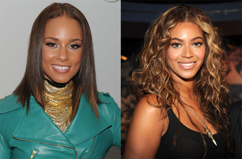 Alicia Keys and Beyoncé