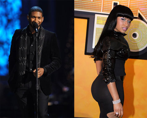 Usher and Nicki Minaj