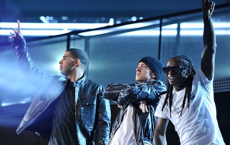 Drake, Eminem, and Lil Wayne