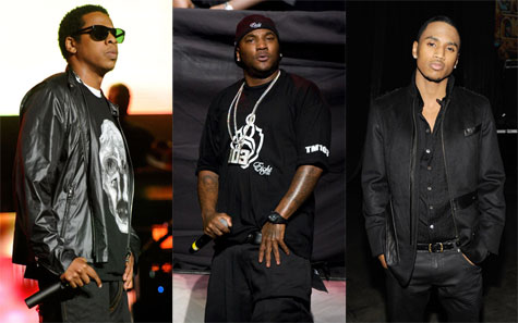Jay-Z, Young Jeezy, and Trey Songz