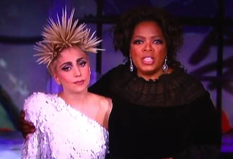 Lady Gaga and Oprah
