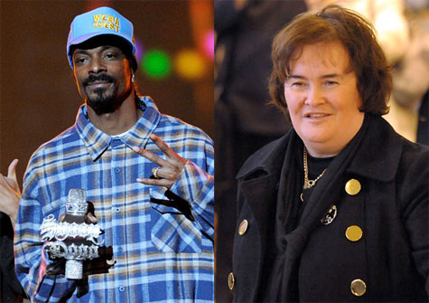 Snoop Dogg and Susan Boyle