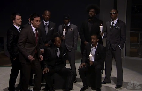 Jimmy Fallon and The Roots