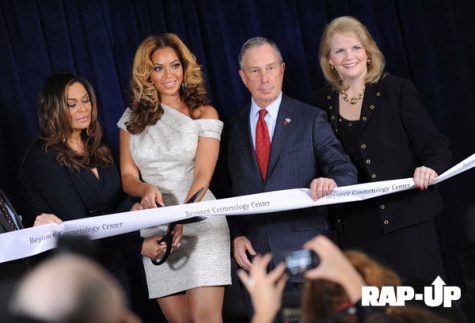 Tina Knowles, Beyoncé, Mayor Bloomberg, and Karen Carpenter-Palumbo