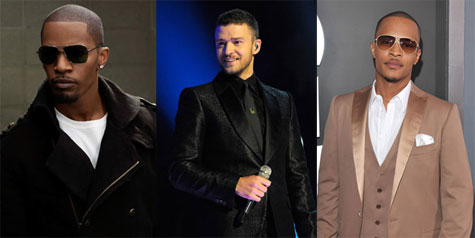 Jamie Foxx, Justin Timberlake, and T.I.