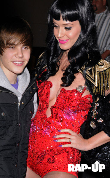 Justin Bieber and Katy Perry