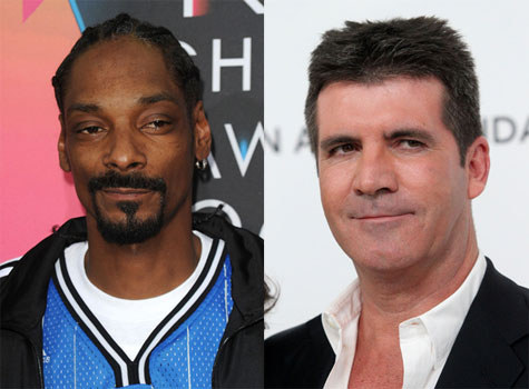Snoop Dogg and Simon Cowell
