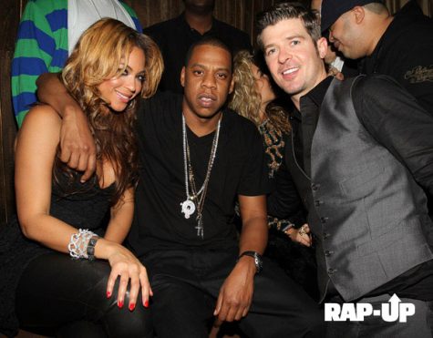 Beyoncé, Jay-Z, and Robin Thicke