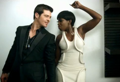 Robin Thicke and Estelle