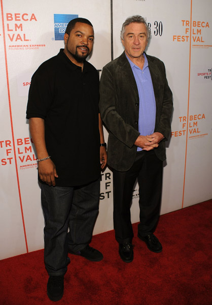 Ice Cube and Robert De Niro 