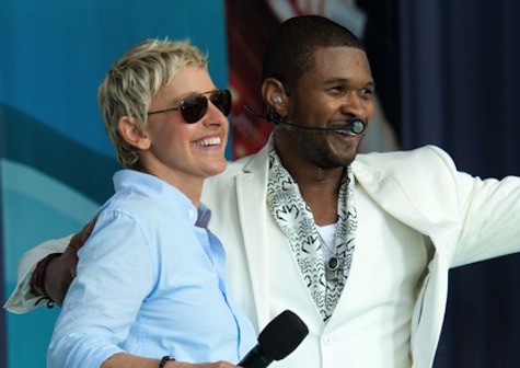 Ellen and Usher