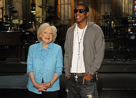 Betty White and Jay-Z
