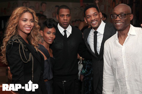 Beyoncé, Jada Pinkett Smith, Jay-Z, Will Smith, and Bill Jones