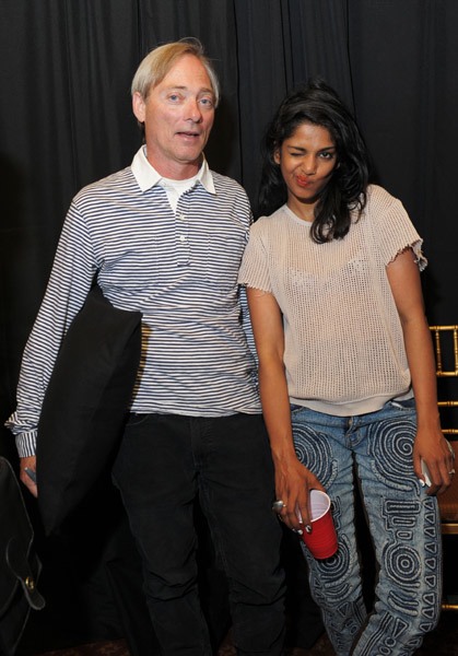 Mike Lazzo and M.I.A.