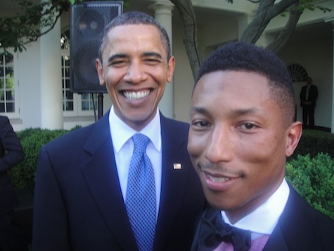 Obama and Pharrell