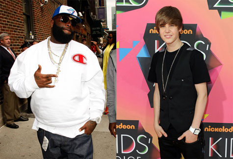 Rick Ross and Justin Bieber