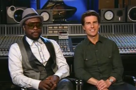 will.i.am and Tom Cruise
