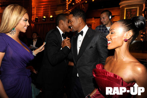 Beyoncé, Jay-Z, Will, and Jada
