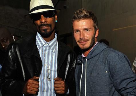 Snoop Dogg and David Beckham